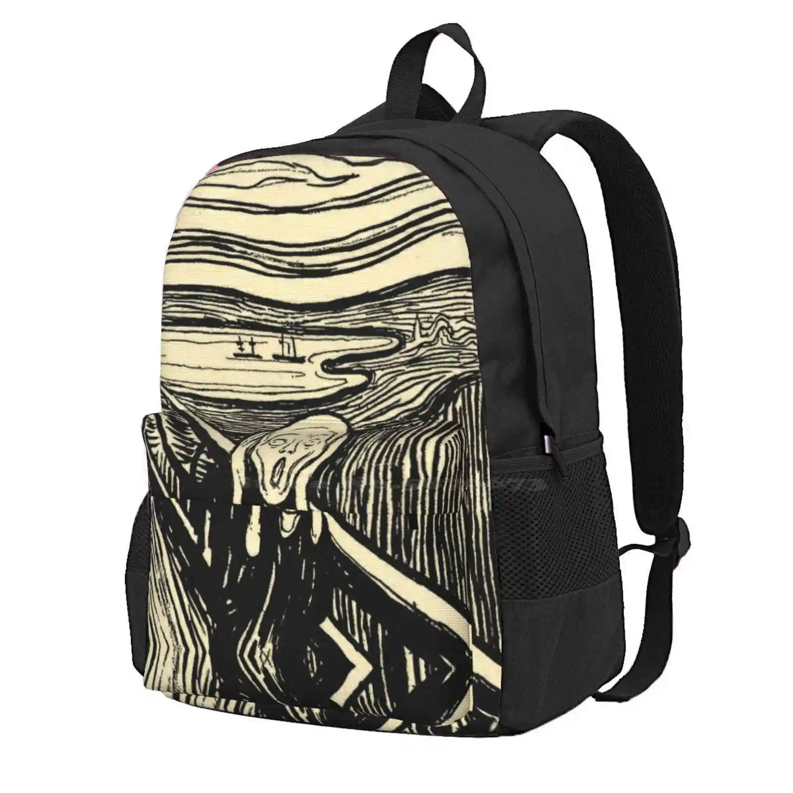 Edvard Munch - The Cry (1895) горячая Распродажа школьный рюкзак модные сумки с символикой