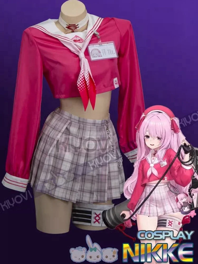 Игра NIKKE The Goddess of Victory Yuni костюмы для косплея девочек JK студенческая форма моряка