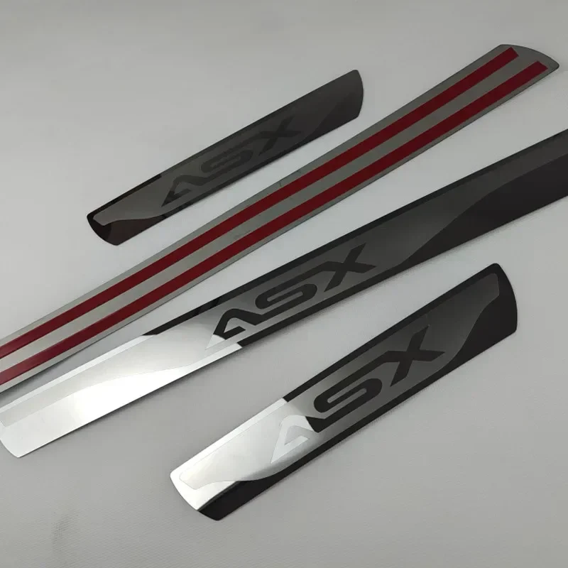 Автомобильная наклейка для Mitsubishi ASX накладка на порог защитная пластина