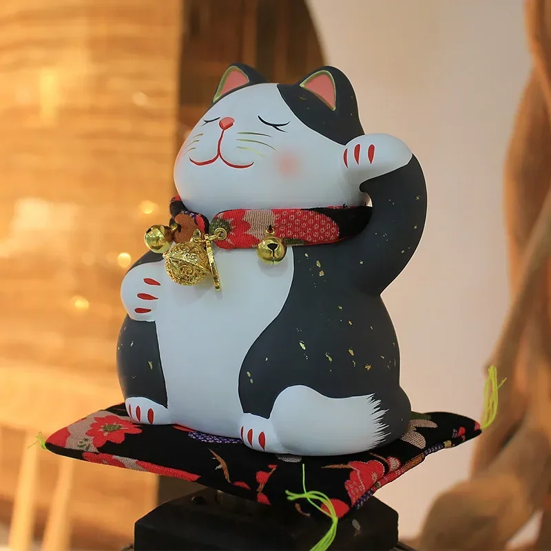 5 3-дюймовая ручная роспись керамический Lucky Cat мультфильм Fortune Kitten украшение дома
