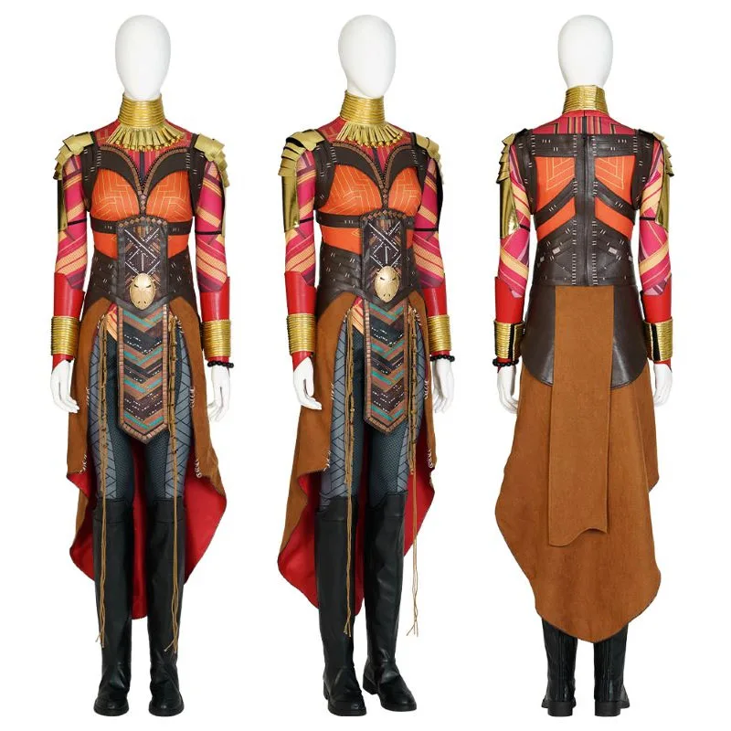 

Women Okoye Cosplay Costume Leopard Never Hide Wakanda Okoye Cosplay Costume Customized Size Halloween Carnival Costumes
