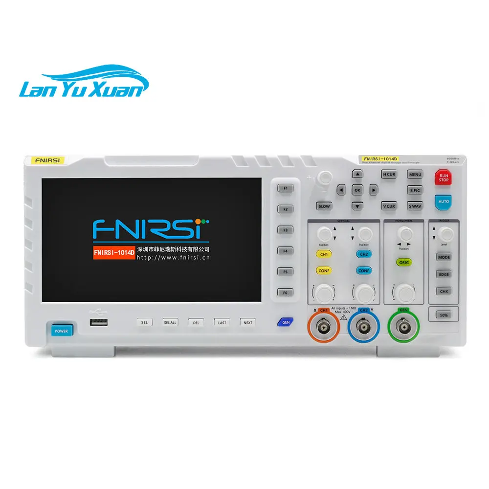 

10fourteen digital storage oscilloscope 100MHz dual channel oscilloscope signal generator