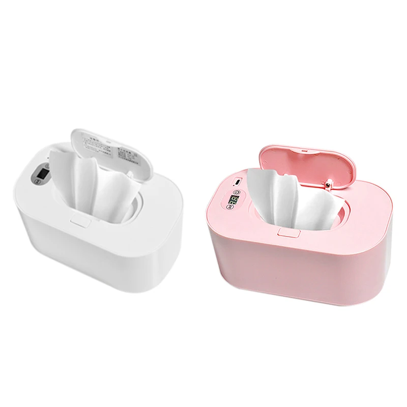 

New Baby Wipe Warmer Wipes Dispenser Heater Wet Towel Dispenser Napkin Heating Box Home/Car Use Mini Wipe Warmer Case