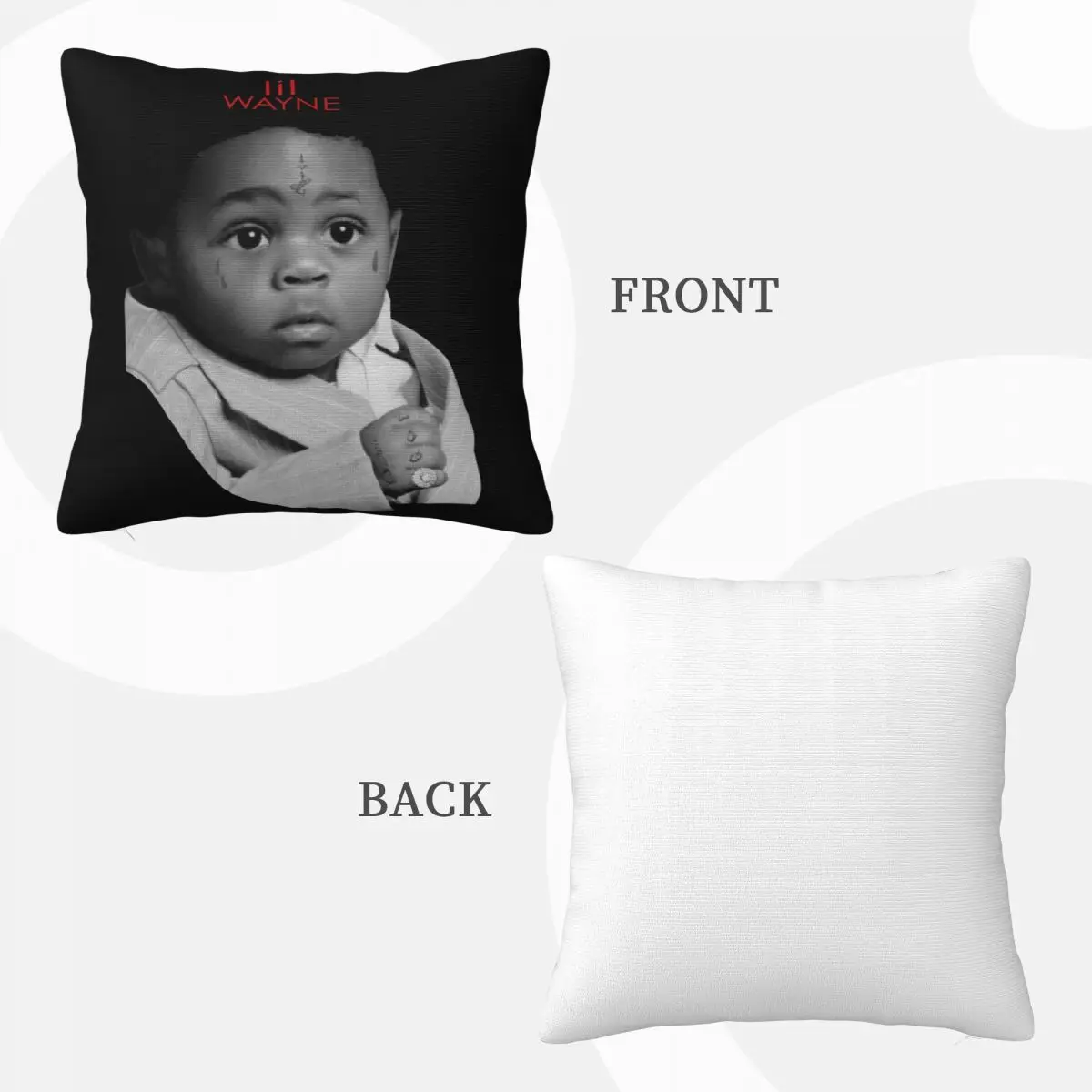 Lil Wayne Мужская Baby Pic Кружка Средний Рэп Хип-Хоп Черный M Графика Женщины Мужчины