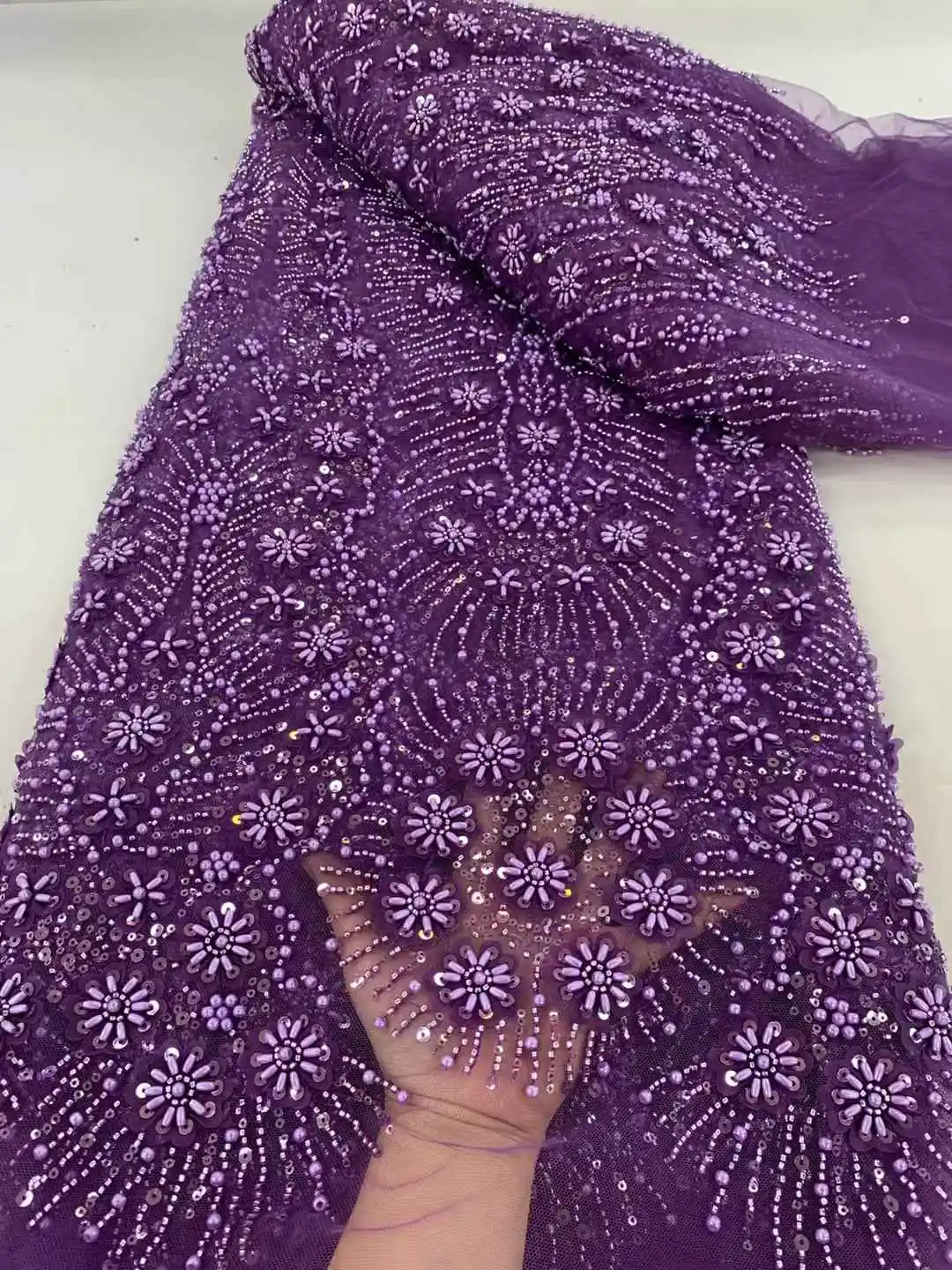 Нигерийская кружевная ткань с бусинами для жениха 2021 высокое качество роскошная