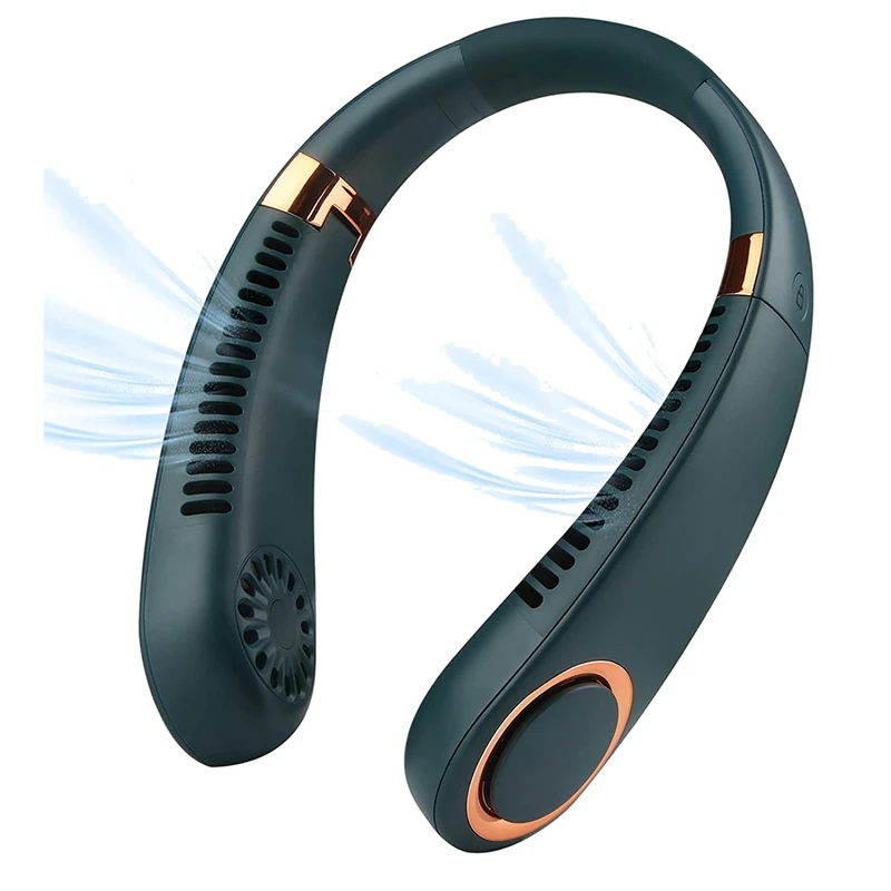 

Portable Neck Fan, 3000 Mah Max 21H Personal Fan, Battery Operated Fan, Hands Free Bladeless Fan, Folding Mini Fan