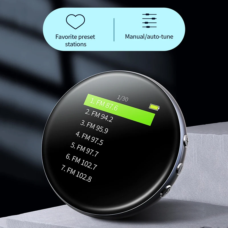 95-часовой MP3-плеер на выносливость 64 ГБ умный портативный плеер без потерь для