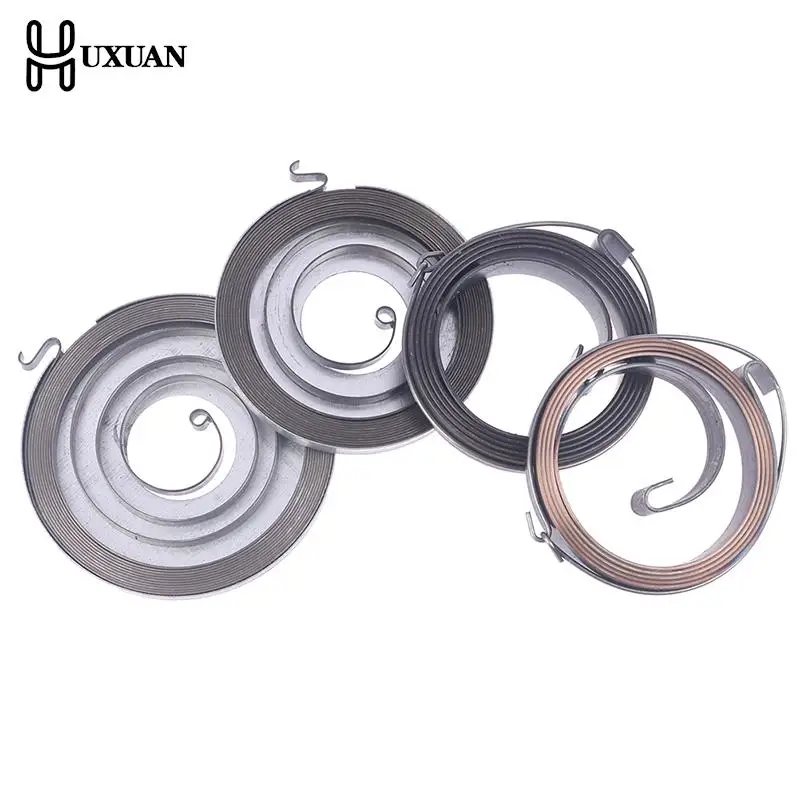 

52/58 Chain Saw Pulling Plate Spring Gasoline Chainsaw Wood Cutting Saw Easy To Rise Starter Spring Large And Small Spring Chain
