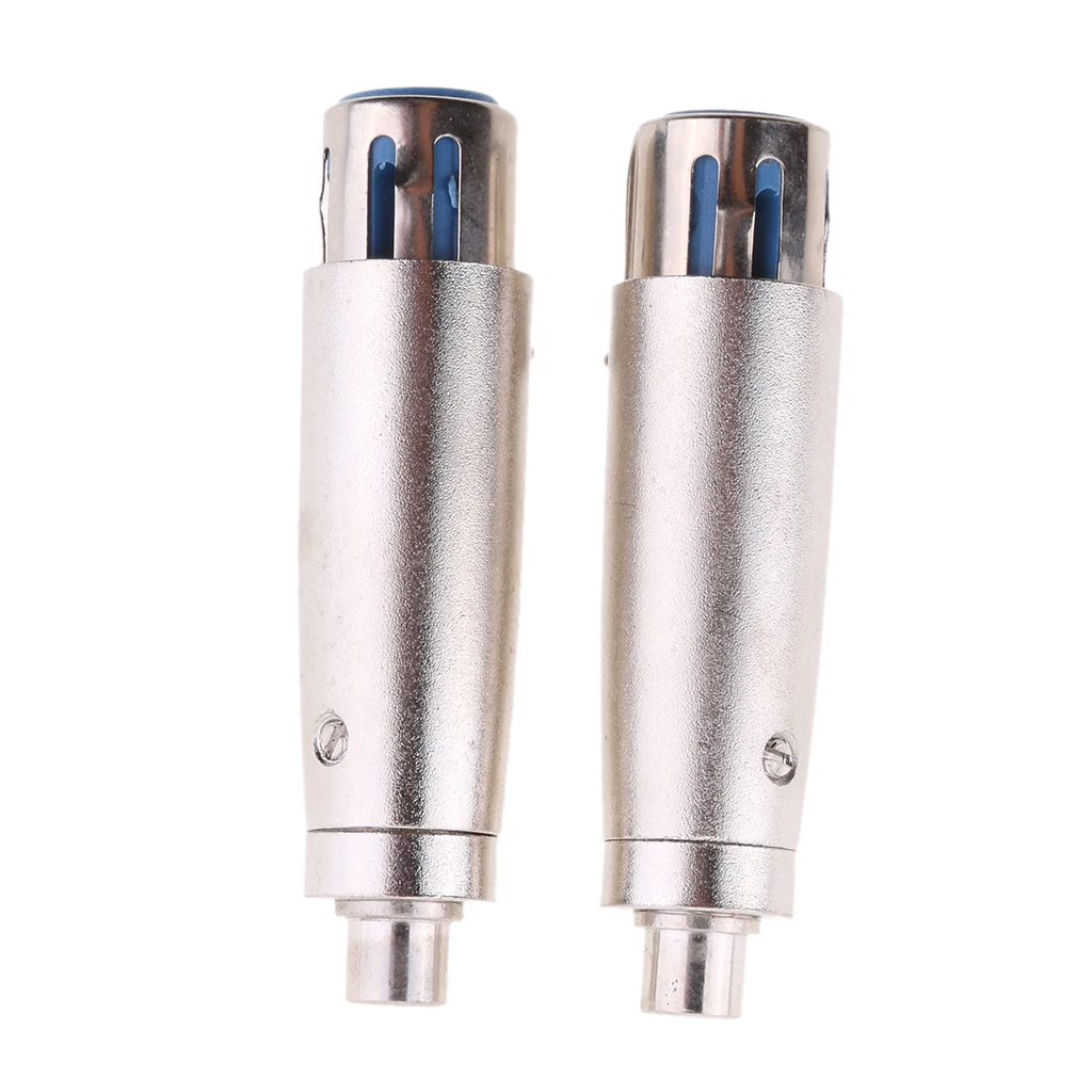 

2x XLR Female Female Plug Audio Cable Microphone Mic DJ Adapter