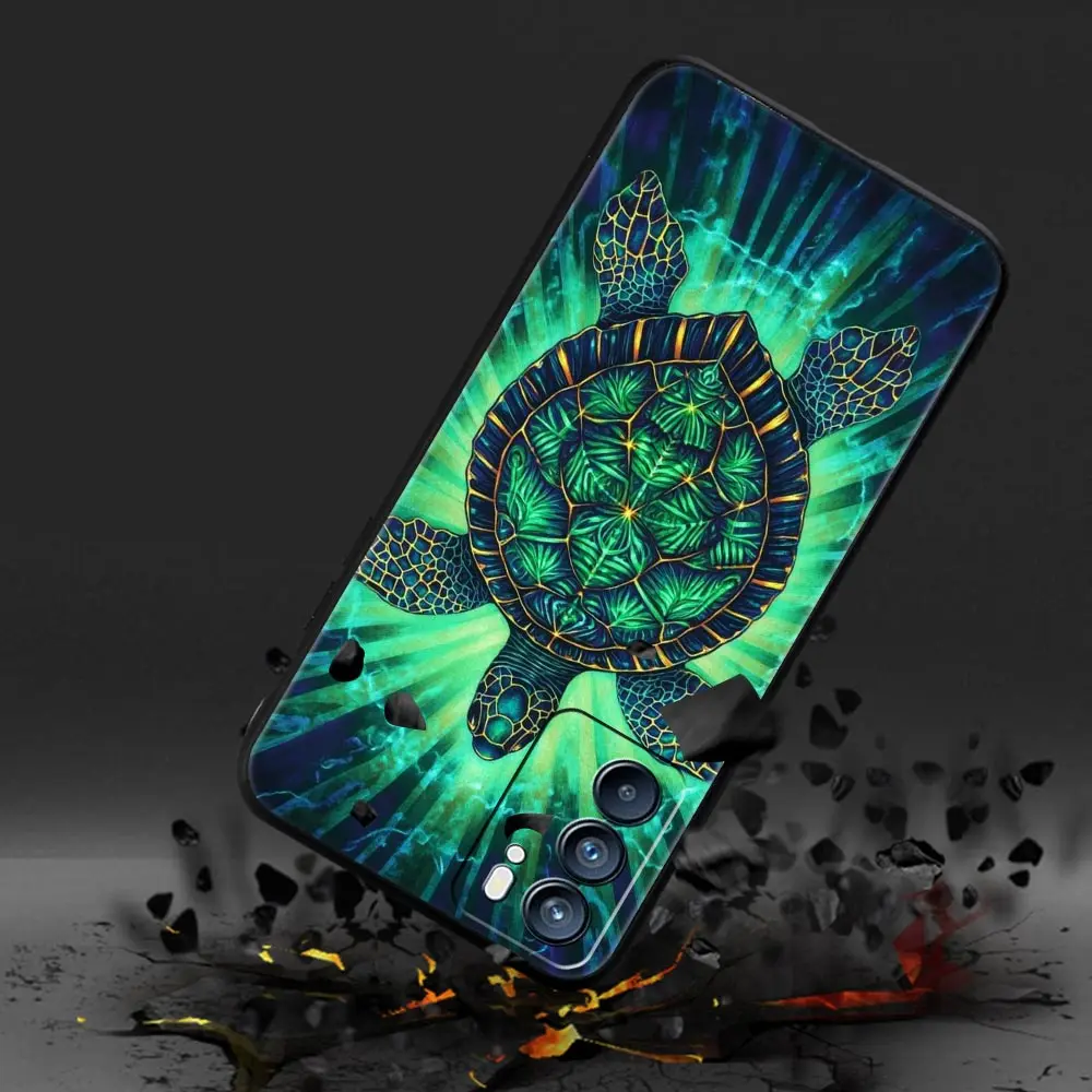 Фото Чехол для телефона Oppo A98 A80 A79 A78 A54 A53 A17 Reno 10 11 12 13 F 6 Find X5 Pro 5G, чехол с изображением морских животных, милый дельфин, морская черепаха №3