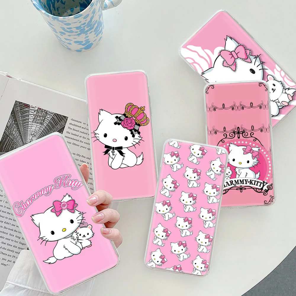 Прозрачный чехол Charmmy Kitty для Motorola Moto G8 Power G9 Play G10 G20 G30 Plus