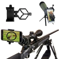 hunting universal black portable rifle scope mount telescope bracket photography holder telescope phone holder