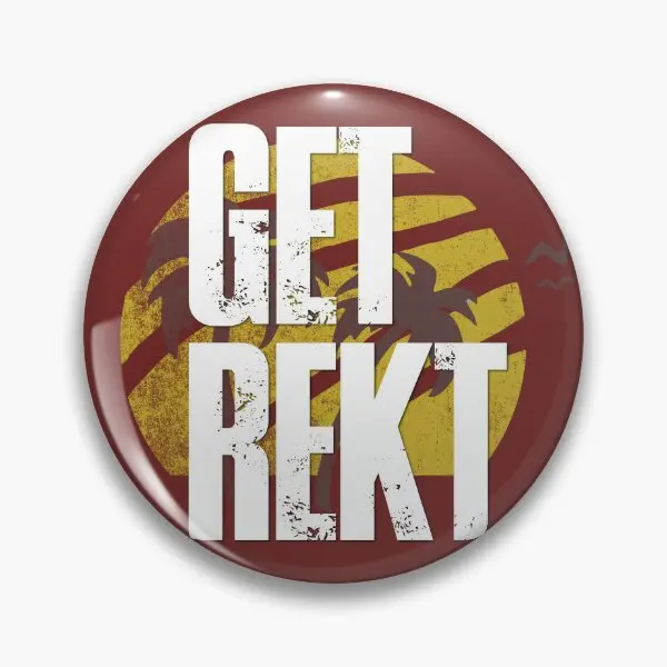 Получите Rekt мягкая пуговица значок для шляпы креативный воротник милый женский