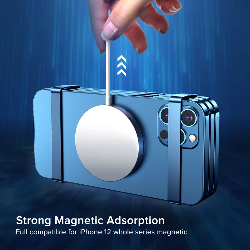 Магнитное Беспроводное зарядное устройство QI Mag для безопасной подставки