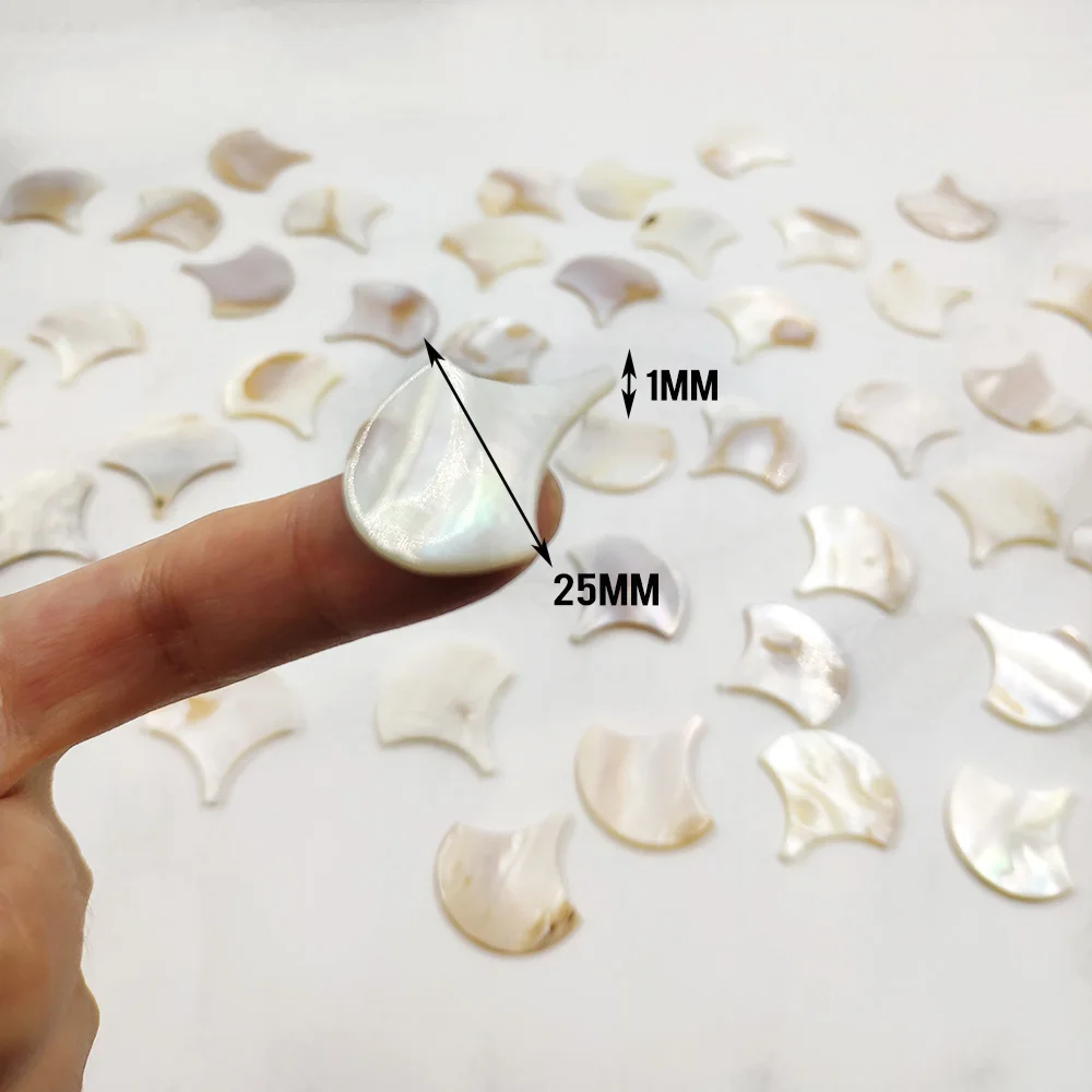 25pcs Square Round Hexagon Fanshape Pure White Color Shell Mother of pearl mosaic tile for Crafts DIY Decoration | Дом и сад