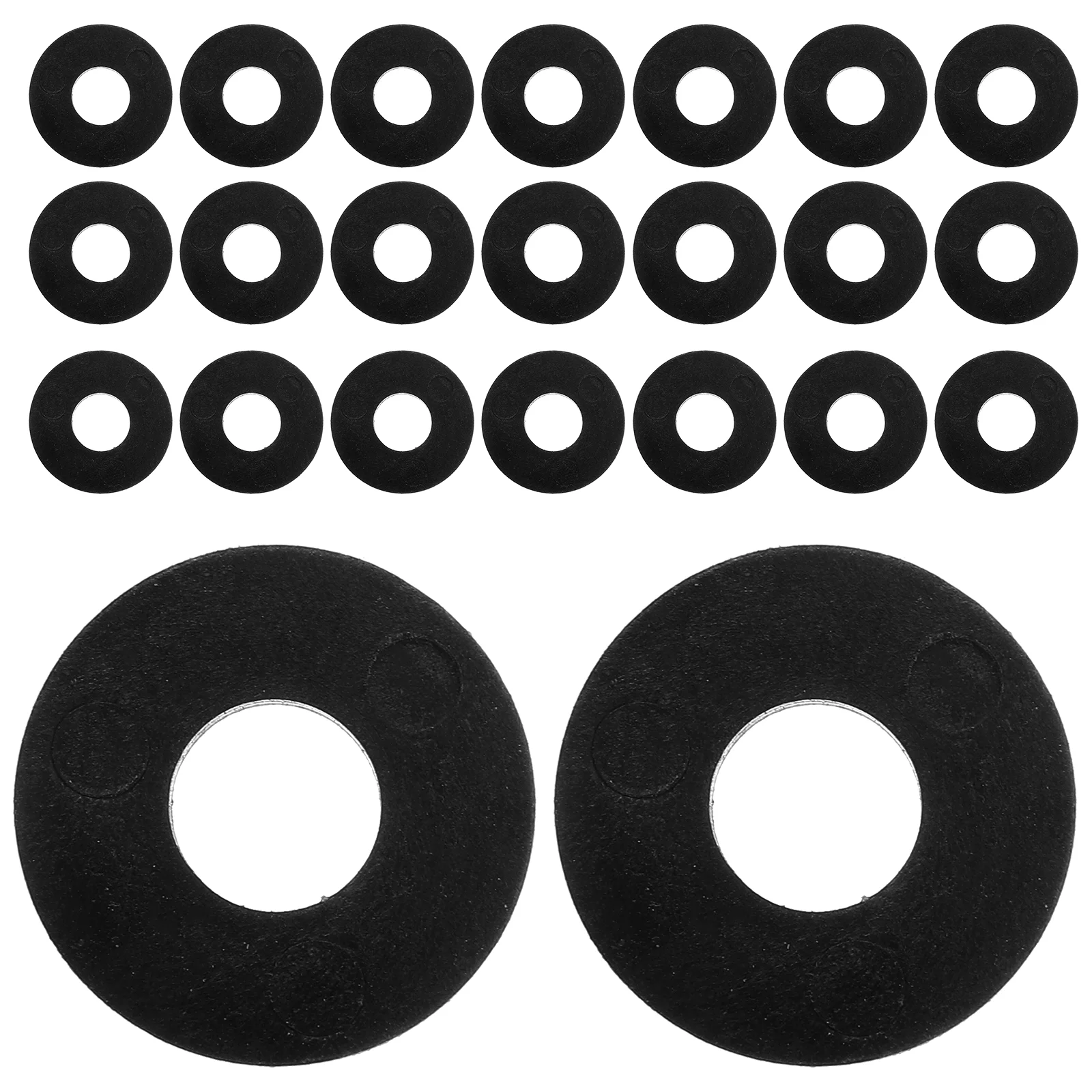 

25pcs Rubber Round Washers Mechanical Pads Seal Repair Washers for Household Appliances