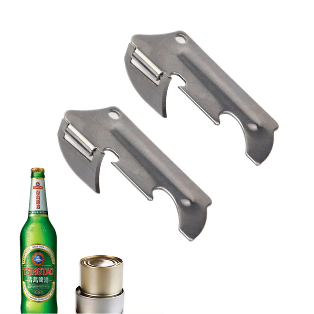 

2X Outdoor Camping Picnic Stainless Steel Beer Opener Large Bottle Opener Camping Accessories Equipments Hiking Accessories