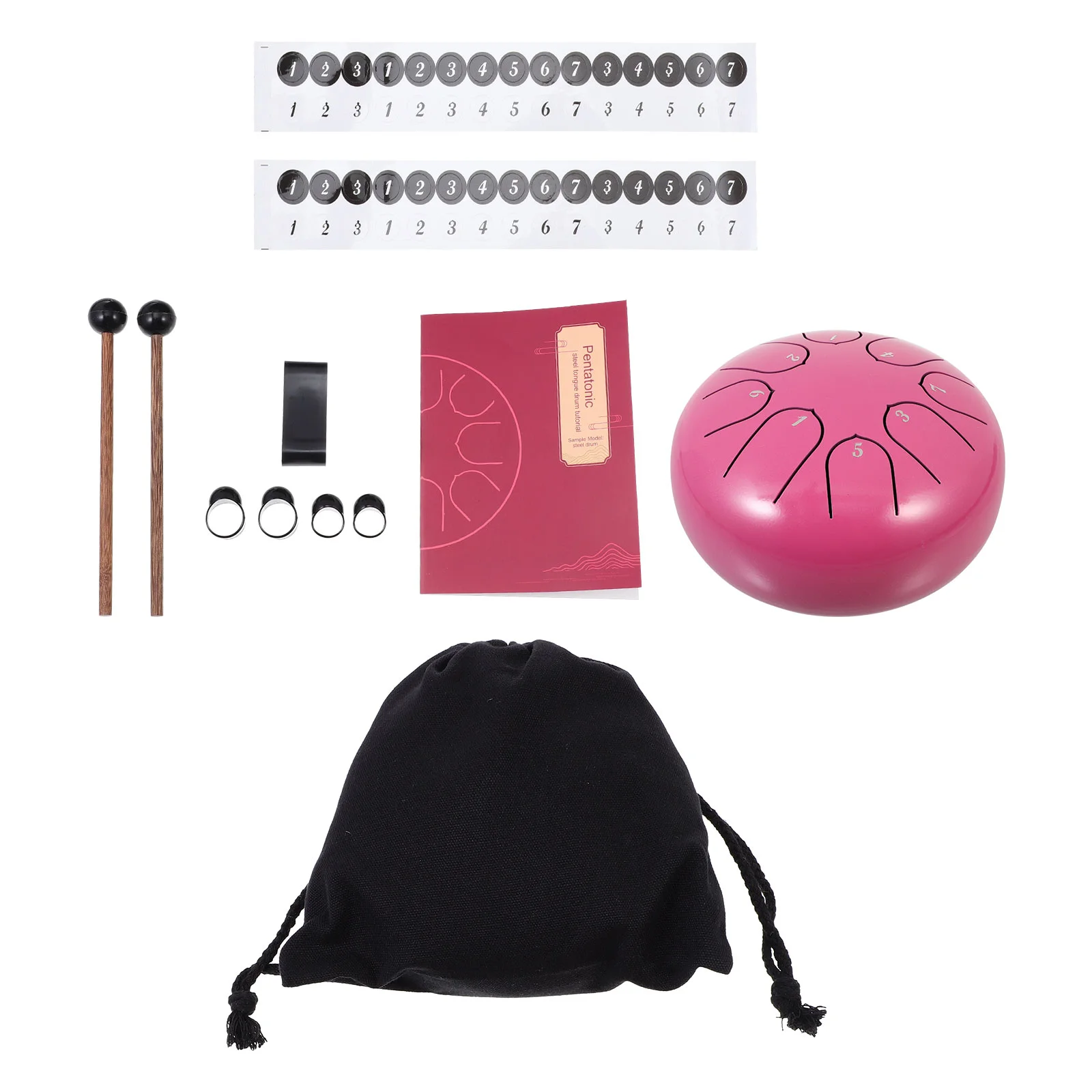 

1 Set of Steel Tongue Drum Musical Instrument Percussion Instrument for Children Adult