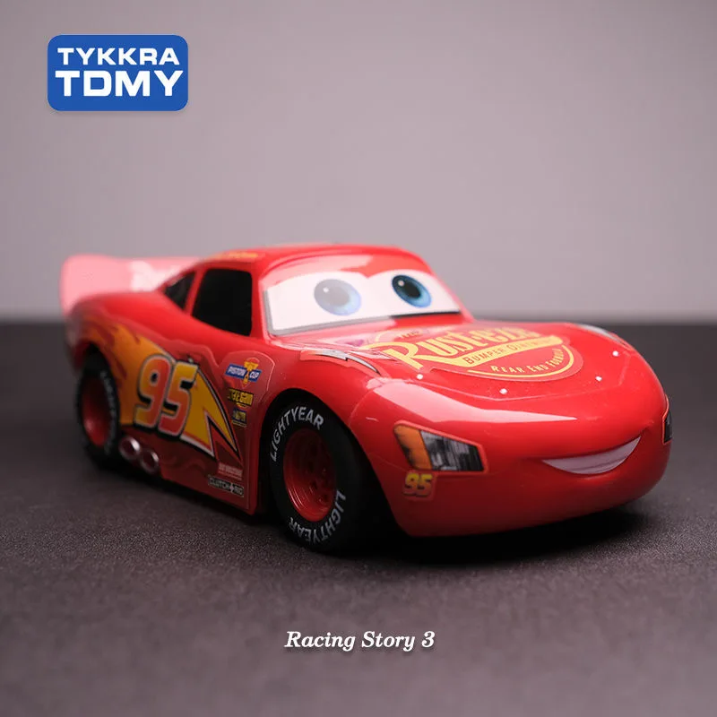 

Disney kids Pixar Cars Lightning red McQueen Toy Figures with gift box StormTruck Metal Car Action Boy Toy