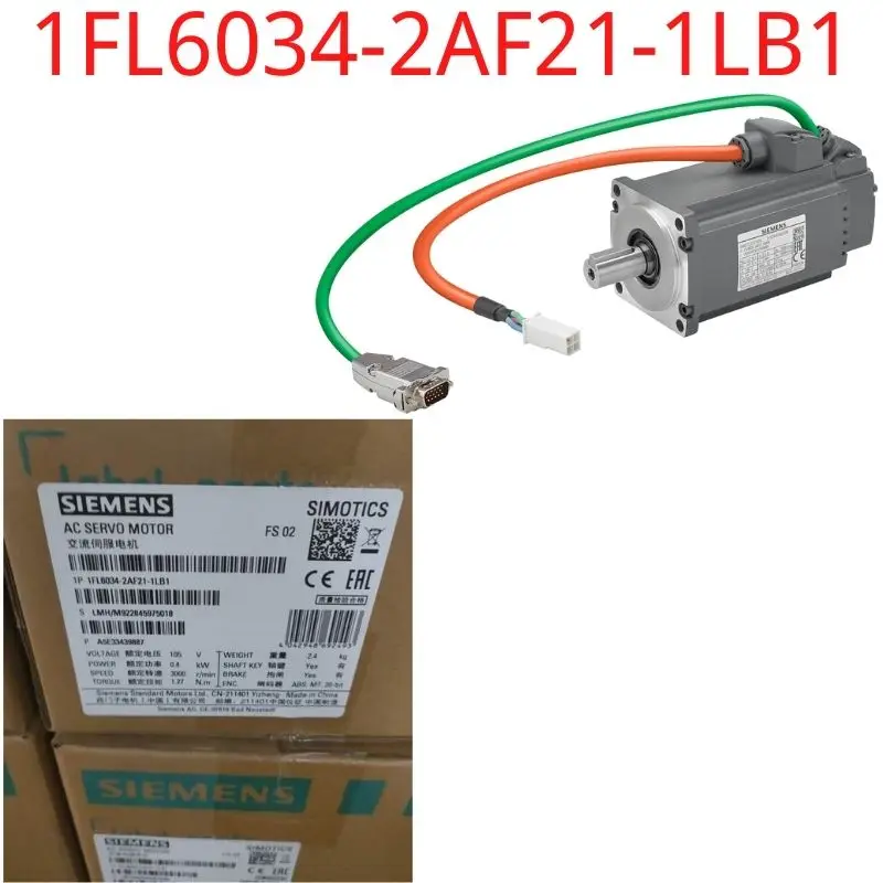 

1FL6034-2AF21-1LB1 Brand New SIMOTICS S-1FL6 Operating voltage 230 V 3 AC PN=0.4 kW; NN=3000 rpm M0=1.27 Nm; MN=1.27 Nm