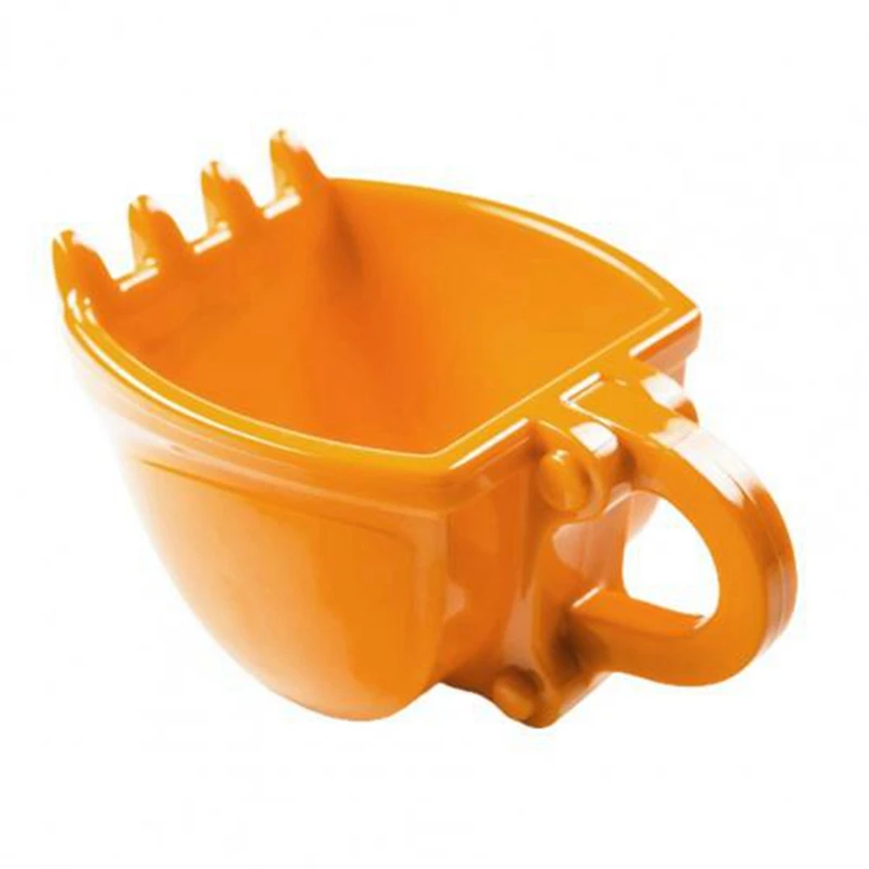 

1 PCS Creative 330ML Excavator Bucket Mold Cup Coffee Mug Water Drinking Bucket Cup Tea Kitchen Drinkingware Orange