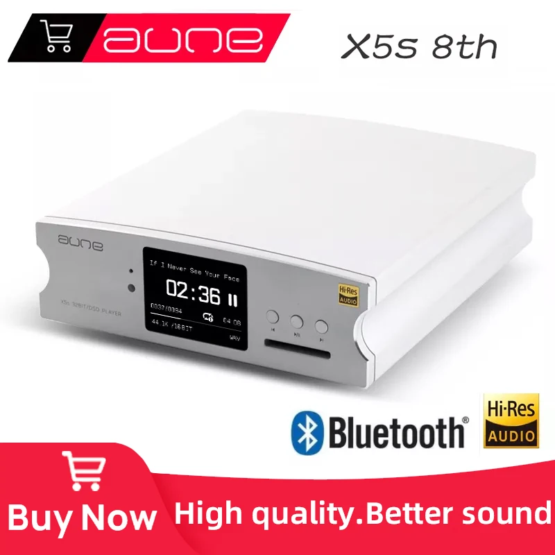 

AUNE X5s 8th Anniversary Edition Music Digital Player Bluetooth Decoder Turntable HIFI Lossless DSD Streaming Media Music Player