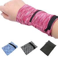 zipper running bags lightweight wrist wallet pouch for phone key card sweatband gym fitness sports cycling wristband arm bag