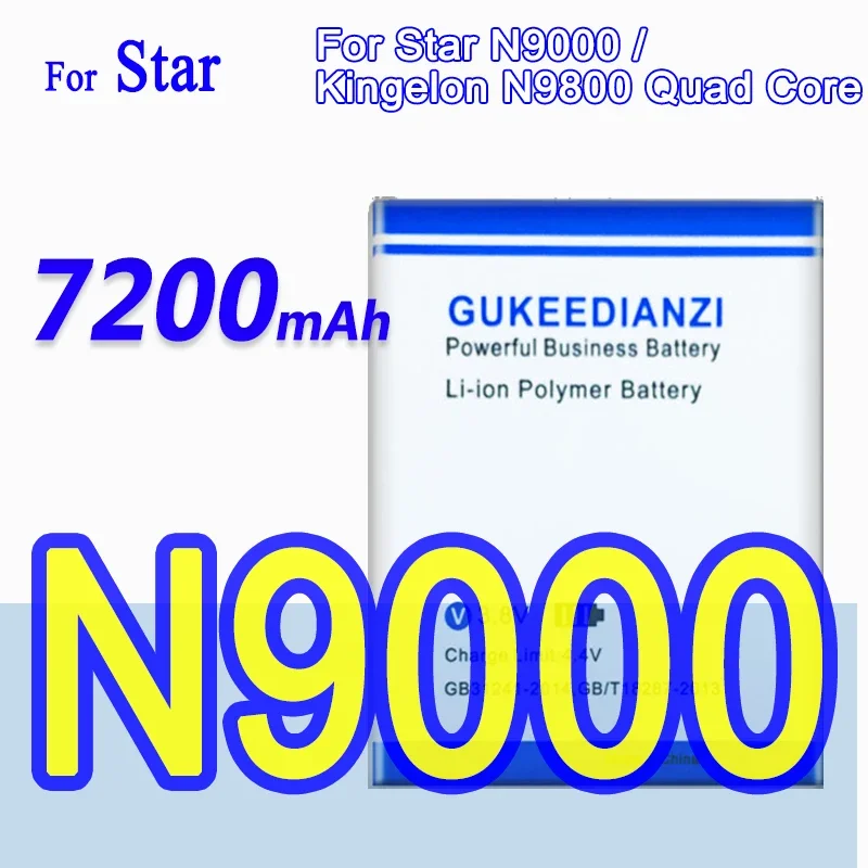 Аккумулятор GUKEEDIANZI большой емкости для Star N9000 Kingelon N9800 четырехъядерный процессор
