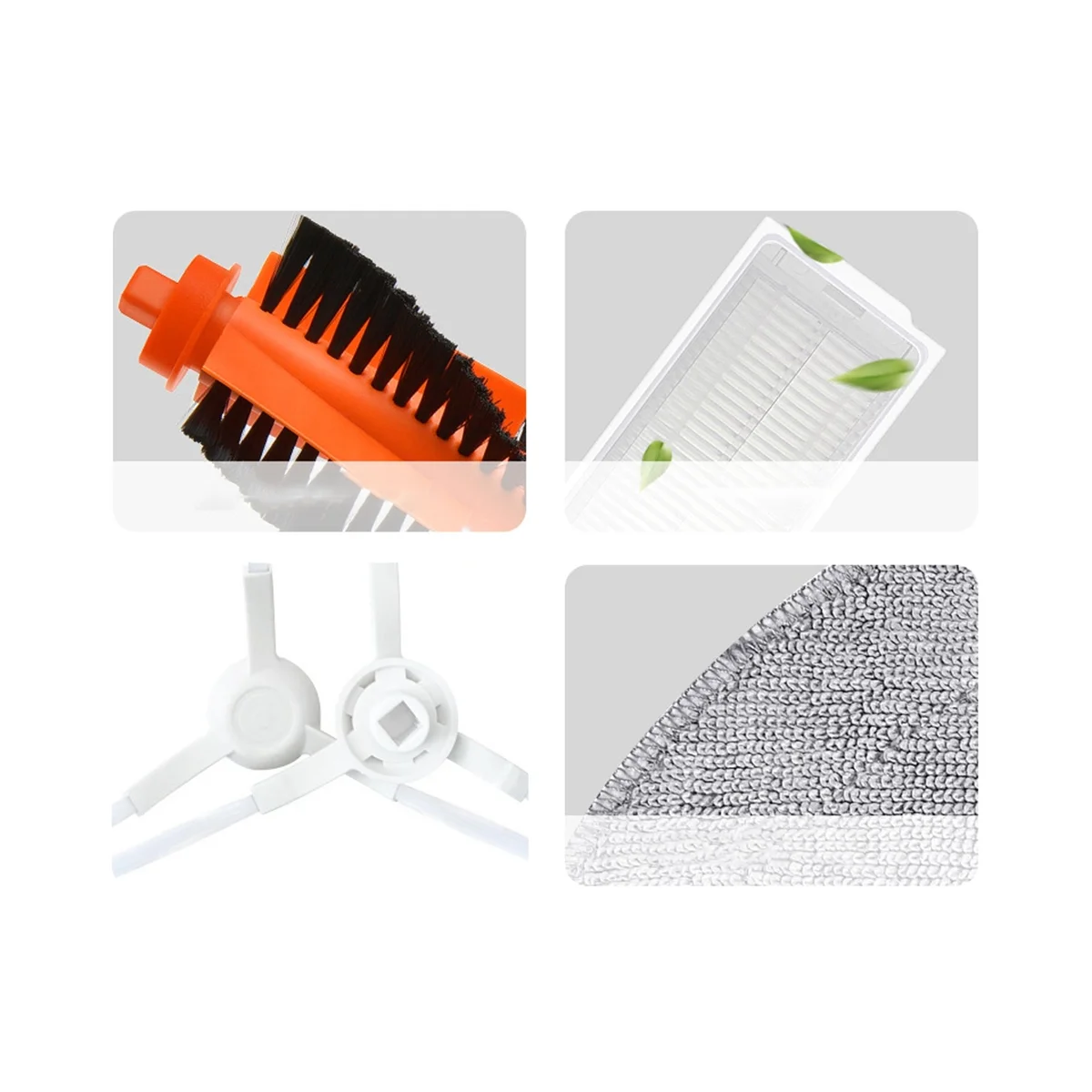 

15 шт. для STYTJ02YM 3C аксессуары для робота-пылесоса ткань для швабры с основной боковой щеткой и фильтром