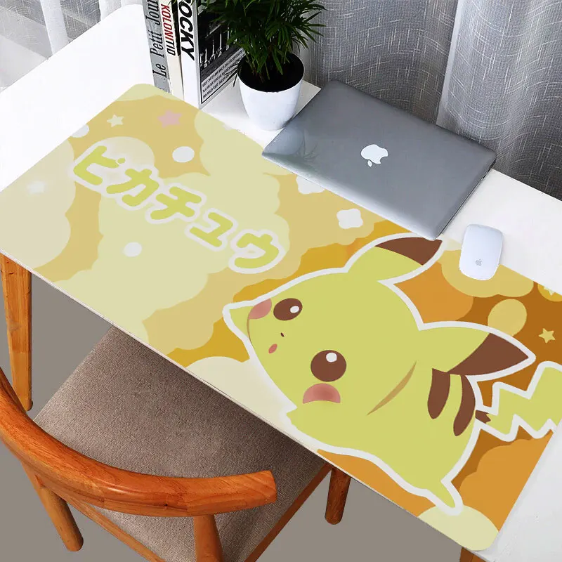 Большой игровой коврик для мыши Pokemon Пикачу Бульбазавр Charizard противоскользящий