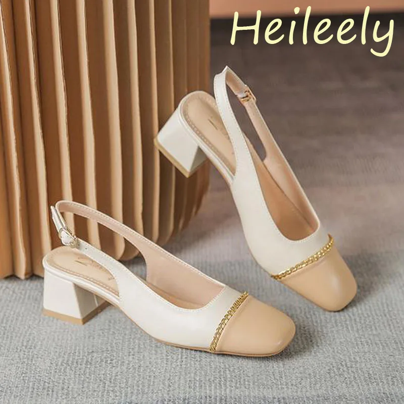 

Женские сандалии на низком толстом каблуке, с ремешком на щиколотке