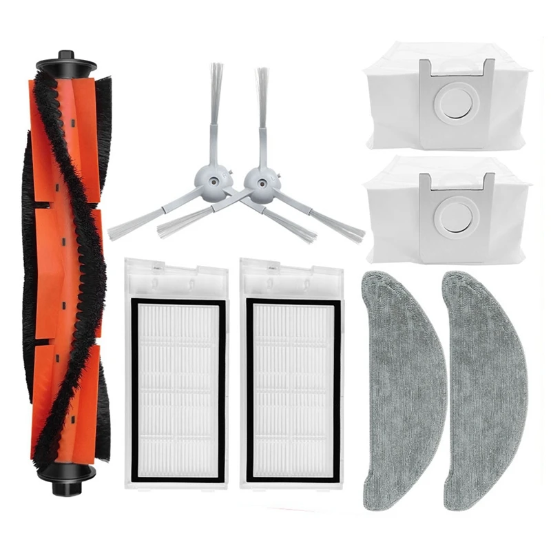 

Запчасти для робота-пылесоса Xiaomi Roidmi Eve Plus SDJ01RM, основная боковая щетка, фильтр НЕРА, тканевая швабра, мешок для пыли