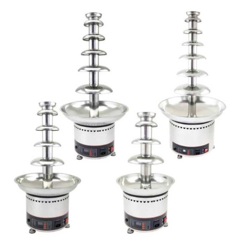 

Chocolate Fountain 6 Tier Commercial Chocolate Waterfall Machine 110v/220v For Hotel Using