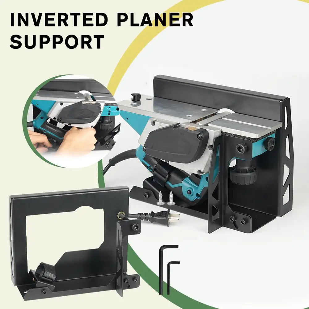 

Flip Planer Stand- Electric Planer Inverted Bracket, Tool Practical Flip Planing Rack Household Support Mount Woodworking S F5Z2