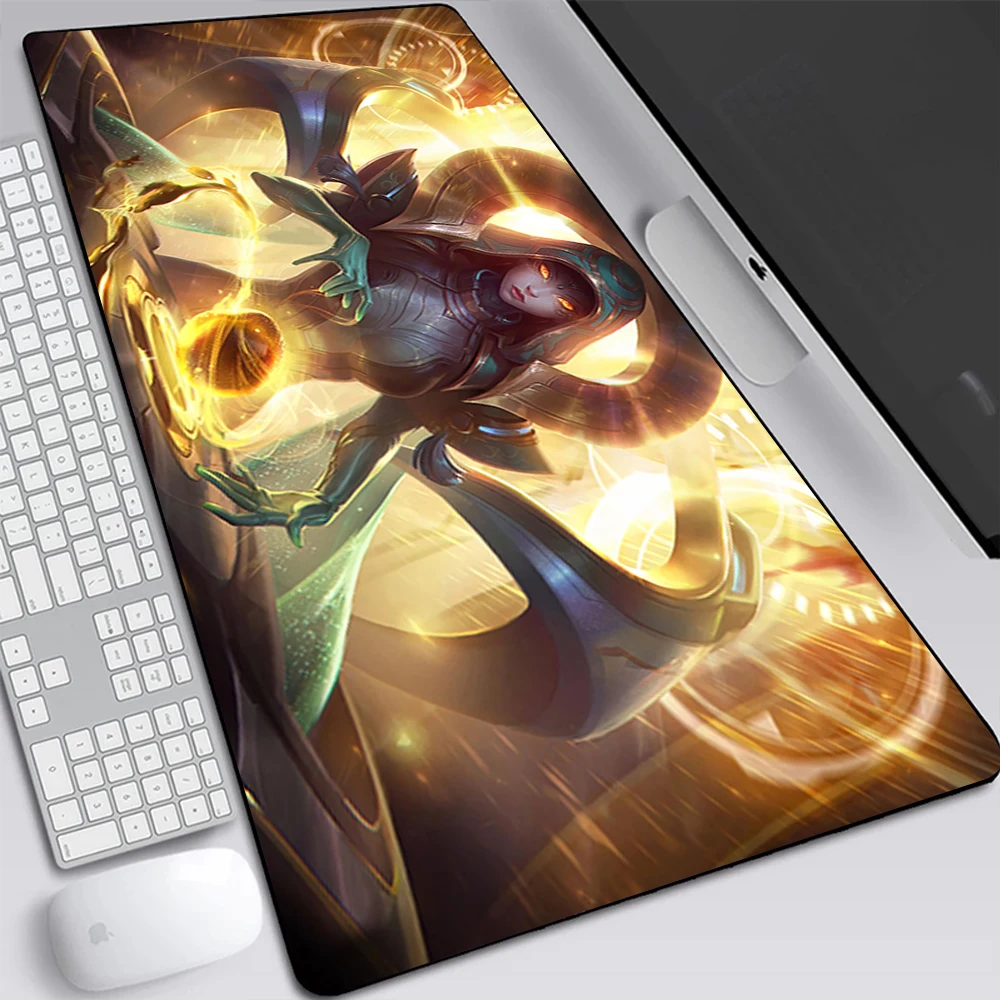 League of Legends Sona Large Gaming Mouse Pad Computer Laptop Mousepad Keyboard Desk Mat PC Gamer Office Mausepad