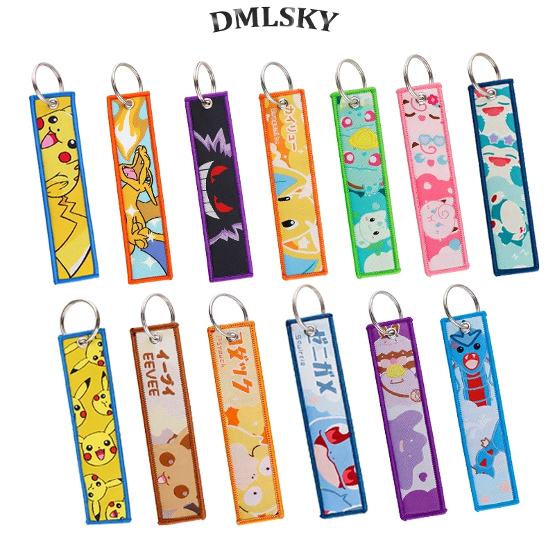 

Japanese Anime Key Tag Cute Keychains for Motorcycles Car Keys Holder Keyring Fashion Jewelry Accessories Gifts
