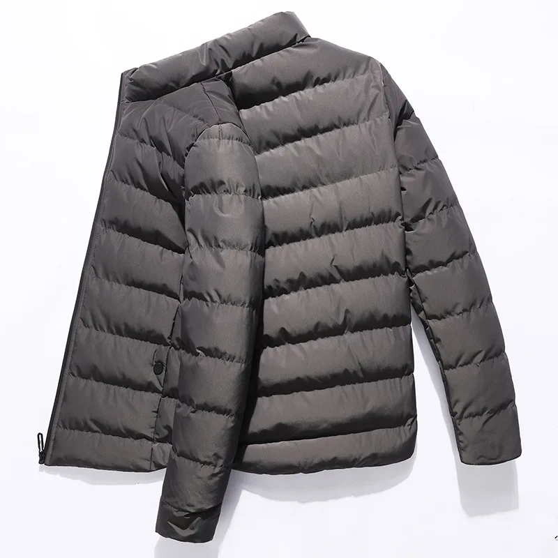 Men's 2022 autumn and winter cotton jacket Korean casual stand collar coat thickened warm cotton padded jacket