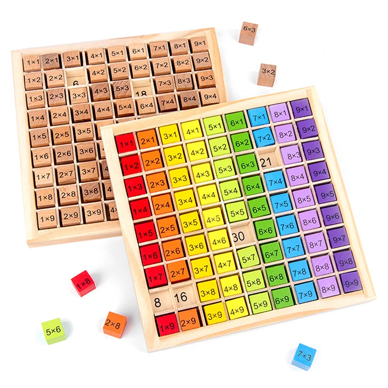 

1SET ОБРАЗОВАНИЕ ДЕРЕВЯННЫЕ ИГРЫ ДЛЯ ДЕТИ ДЕТИ ДЕБЕБАНА ИГОДА 99 Стол умножения математика