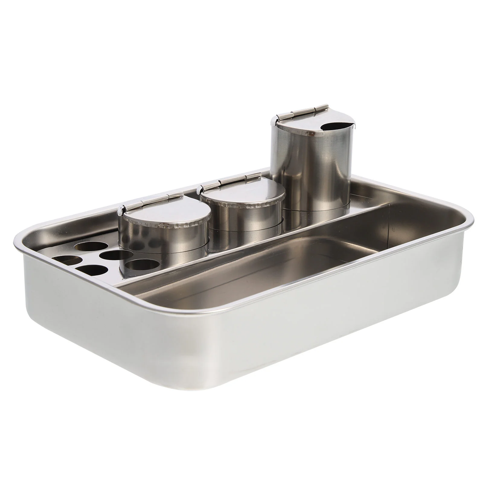 

Dressing Tool Tray Tool Metal Square Sterile Injection Tool Trays Nurse Stainless Steel Medical Equipment Esthetician