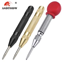1pc automatic center punch center hole punch machinists carpenters tool wood press dent marker woodwork tool drill bit