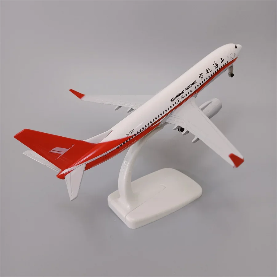 Модель самолета из металлического сплава 20 см авиакомпании China ShangHai Airlines модель с