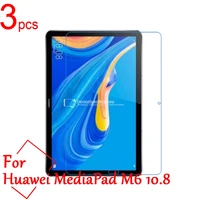 3pcs ultra clearmattenano anti explosion m6 lcd screen protector cover for huawei mediapad m6 8 4 10 8 tablet film