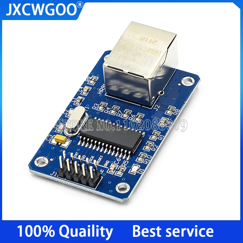 Сетевой модуль ENC28J60 1 шт. интерфейс SPI Ethernet MCU макетная плата поддерживающий новый