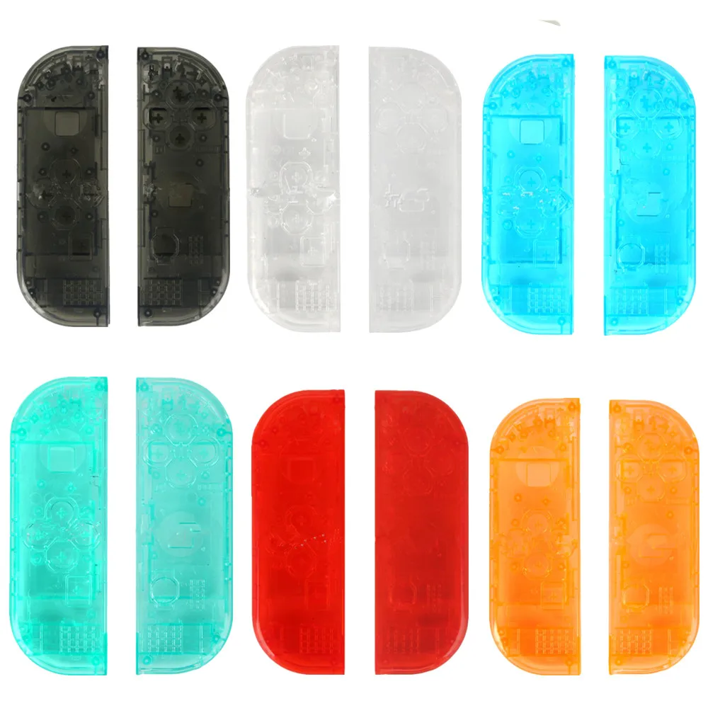 

1Pair 6 Colors Optional Hard Plastic Housing Case Shell DIY Translucent Anti Dirty For Nintendo Switch Joy-Con