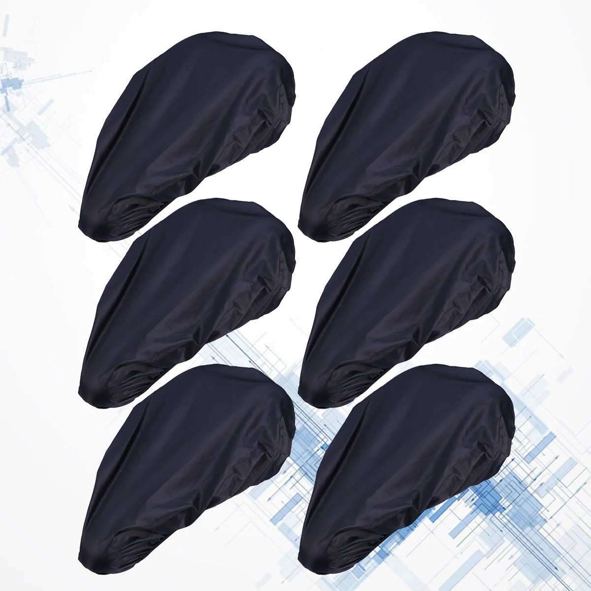 

6 Pcs Children Bike Cover Universial Elastic Practical Bike Saddle Accessory Supplies Rain Cover