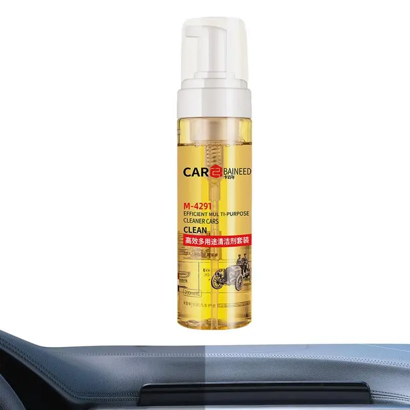 

Car Foam Cleaner Spray Multipurpose Leather Clean Wash Stain Remover Decontamination Spray Coating Renovator Auto Accessories