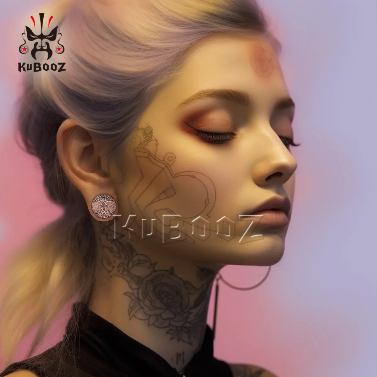 Серьги-кольца KUBOOZ из нержавеющей стали для пирсинга ювелирные украшения ушей в