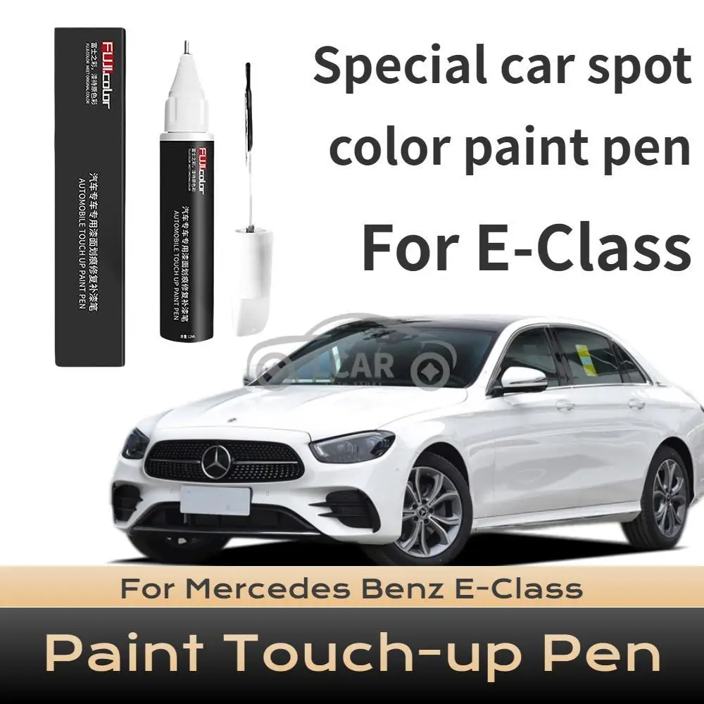 Paint Touch-up Pen For Mercedes Benz E Class Black White Paint Scratch Repair Accessories Car Paint Repair Pen E200 E260 E300