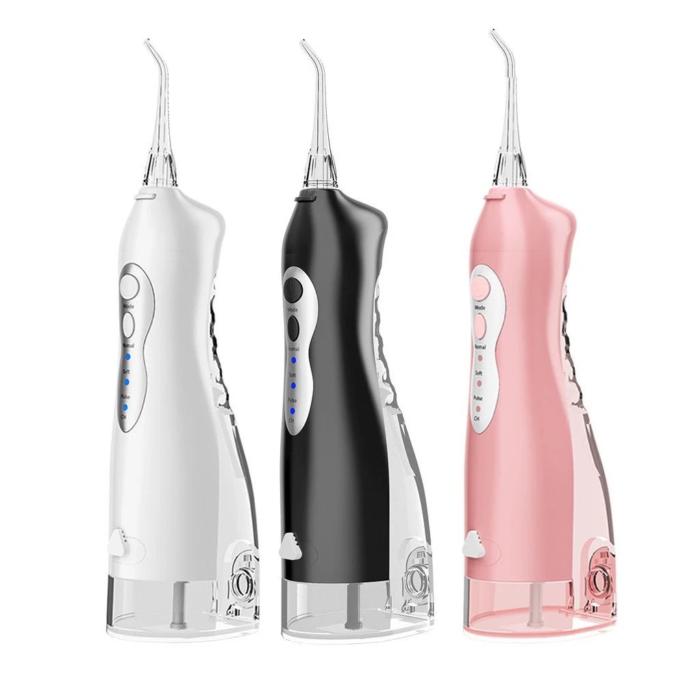 

Portable Oral Irrigator 255ml Water Flosser USB Rechargeable Teeth Whitening Dental Irrigators Braces For Teeth Cleaner