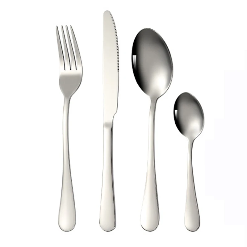 

24-Piece Stainless Steel Flatware Set,Kitchen Eating Utensils Service For 6,Dishwasher Safe Tableware, Finish Cutlery